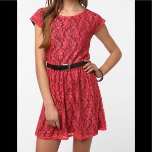 Urban Renewal lace and jersey dress